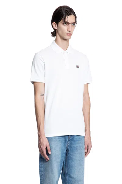 Moncler Man White T-shirts & Tank Tops
