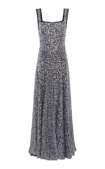 Siedres Sofia Asymmetric Sequined Dress