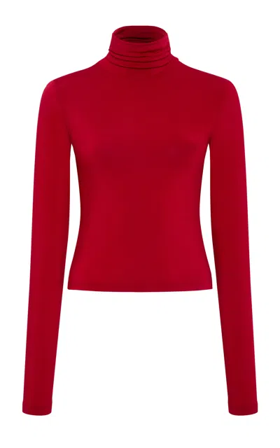 Siedres Georgie Turtleneck Cropped Top