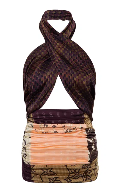 Siedres Izzy Satin Halter Top