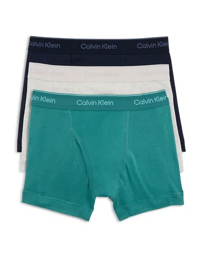 Calvin Klein Cotton Boxer Briefs - Pack Of 3