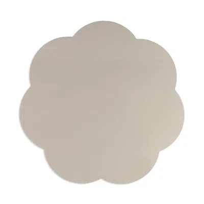 Addison Ross Scalloped Lacquer 16 Placemats, Set Of 4 In Neutral