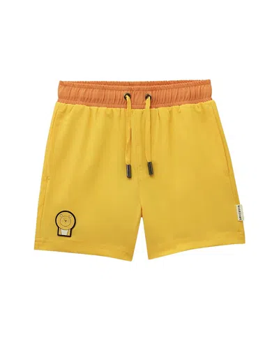 Roarsome Cub The Lion Swim Shorts In Yellow