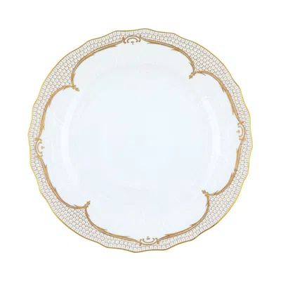 Herend Canton Gold Dinner Plate In Gold