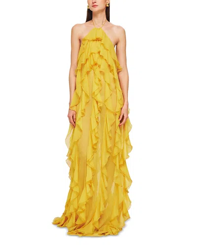 Ronny Kobo Liora Gown In Yellow