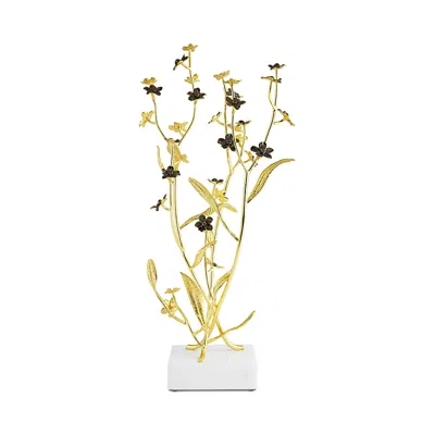 Michael Aram Forget Me Not Sculpture In Gold