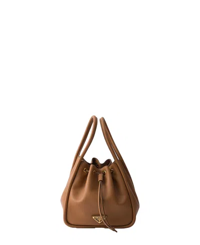 Prada Darling Leather Mini Bucket Bag