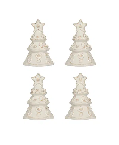 Juliska Berry Thread Tree Place Card Holder, Set Of 4 In Neutral