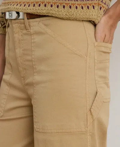 Ralph Lauren Petite Stretch Chino Wide-leg Cropped Pants