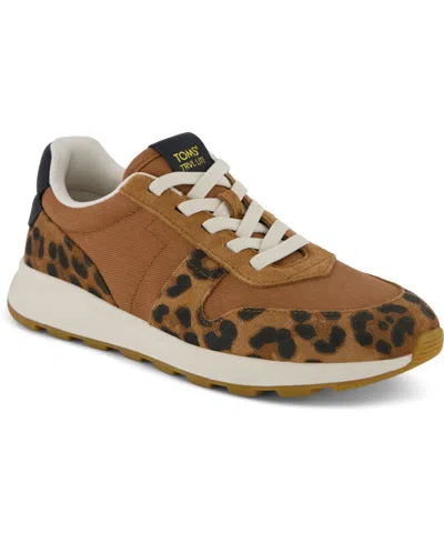 Toms Women's Trvl Lite Retro Pointed Toe Sneakers In Brown