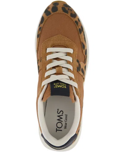Toms Women's Trvl Lite Retro Pointed Toe Sneakers In Brown