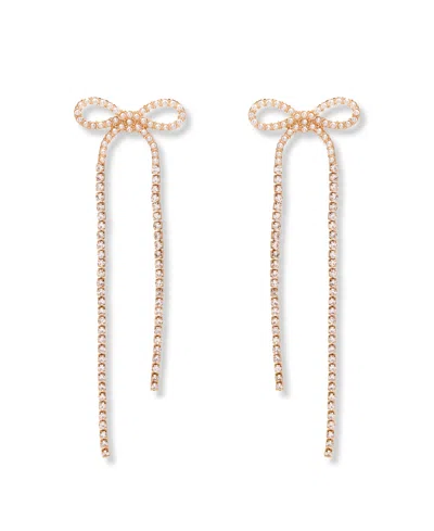 Brook & York Adeline Gold Plated Bow Statement Earrings