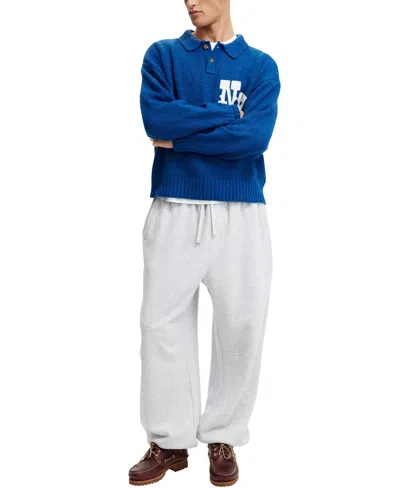 Cotton On Super Baggy Cuffed Track Pant In Gray