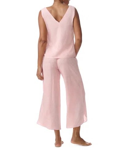 Tommy Hilfiger Women's Printed Cropped Pajama Set