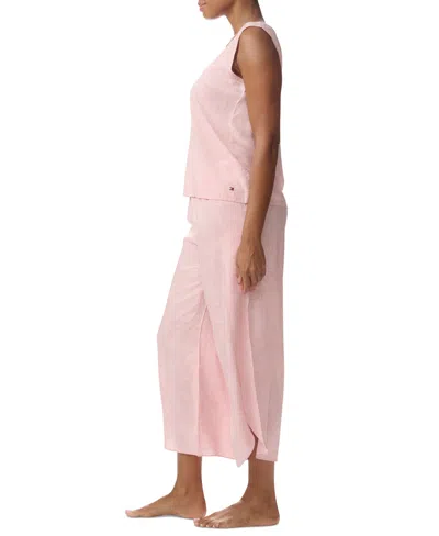 Tommy Hilfiger Women's Printed Cropped Pajama Set