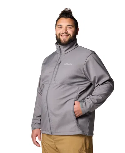 Columbia Men's Ascender Water-resistant Softshell Jacket In Gray