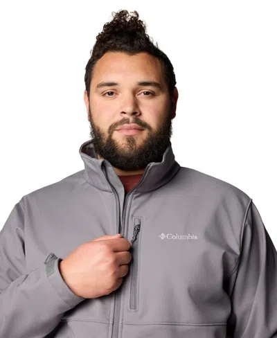 Columbia Men's Ascender Water-resistant Softshell Jacket In Gray