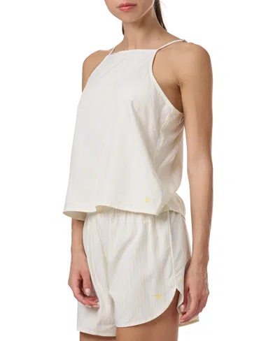Tommy Hilfiger Women's 2-pc. Striped Cami & Boxer Pajama Set