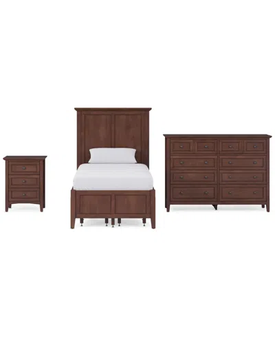 Macy's Hedworth Twin Storage 3-pc. Set (bed, Dresser & Nightstand)
