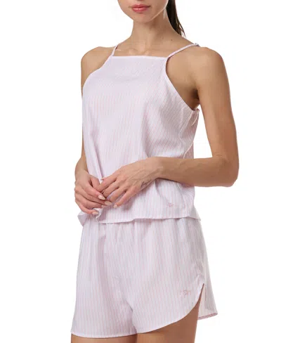 Tommy Hilfiger Women's 2-pc. Striped Cami & Boxer Pajama Set