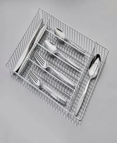 Ornative Anona 42-pc. Flatware Set With Wire Caddy, Service For 8
