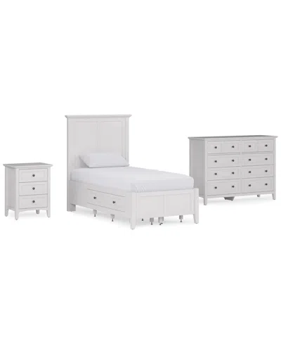 Macy's Hedworth Twin Storage 3-pc. Set (bed, Dresser & Nightstand)