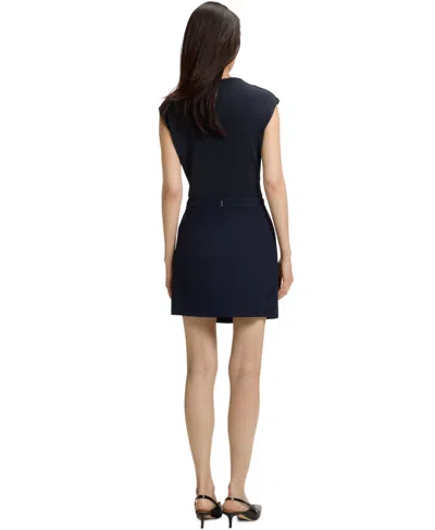 Hugo Boss Boss By  Women's Matte Fabric High-neck Top