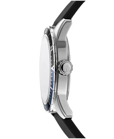 Dkny Men's Crosby Sport Black Silicone Strap Watch, 42mm