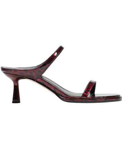 Marc Fisher Ltd Alonde Slide Sandal In Burgundy