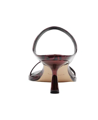 Marc Fisher Ltd Alonde Slide Sandal In Burgundy