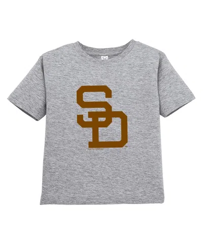 Soft As A Grape Toddler 2-pack Brown/gray San Diego Padres Cooperstown Collection T-shirt Set In Brown