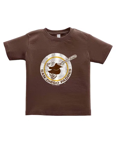 Soft As A Grape Toddler 2-pack Brown/gray San Diego Padres Cooperstown Collection T-shirt Set In Brown