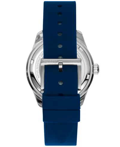 Dkny Men's Crosby Sport Blue Silicone Strap Watch, 42mm