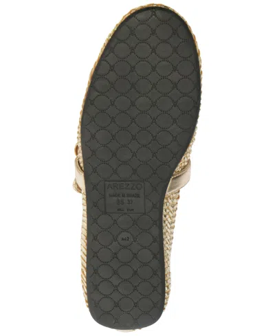 Arezzo Women's Esme Round Toe Ballet Flats