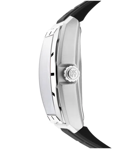 Dkny Men's Urban Automatic Black Silicone Strap Watch, 51mm