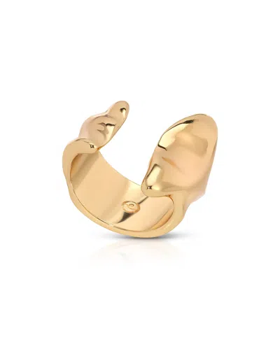 Ettika Liquid Lux 18k Yellow Gold Plated Ring