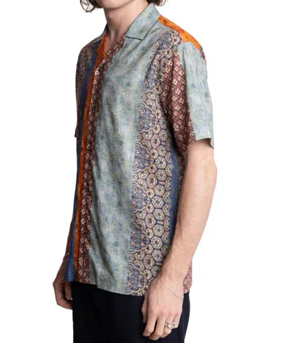 Paisley & Gray Abstract Print Camp Shirt