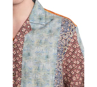 Paisley & Gray Abstract Print Camp Shirt