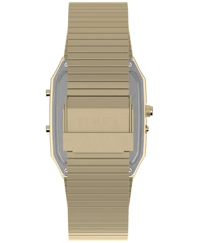 Timex Men's Quartz Analog Digital Gold-tone Stainless Steel Watch, 33mm