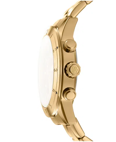 Dkny Men's Bryant Park Chronograph Gold-tone Stainless Steel Bracelet Watch, 44mm