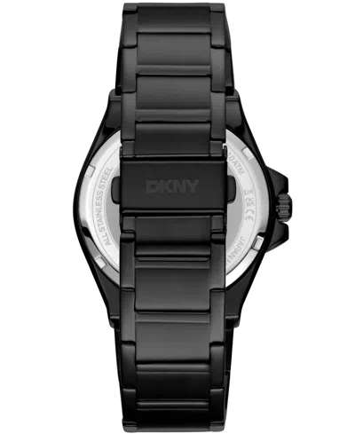 Dkny Men's Modernist Black Stainless Steel Bracelet Watch, 42mm
