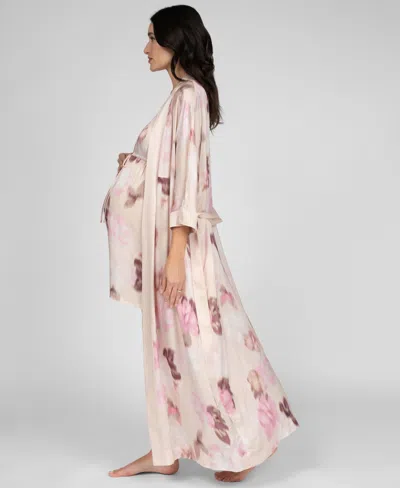 Seraphine Women's Maternity Woven Print Kimono