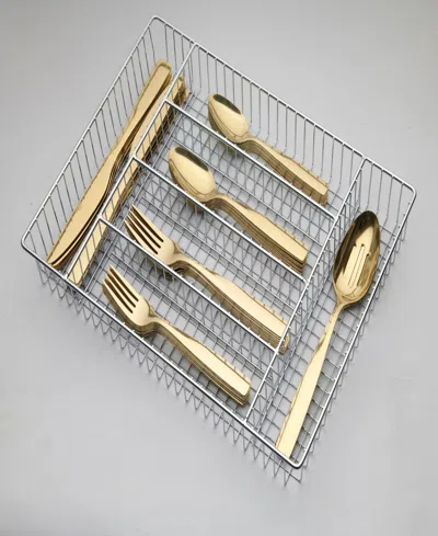 Ornative Kaede 42-pc. Flatware Set With Wire Caddy, Service For 8