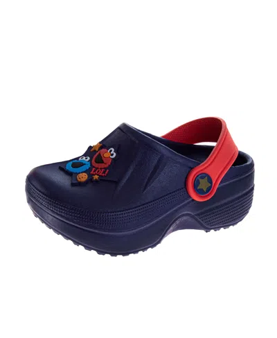 Sesame Street Toddler Boys Elmo And Cookie Dual Sizes Clogs In Blue
