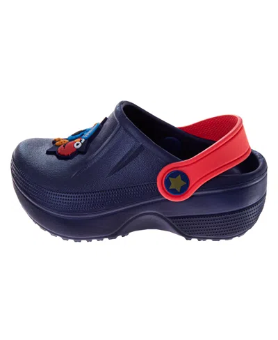 Sesame Street Toddler Boys Elmo And Cookie Dual Sizes Clogs In Blue