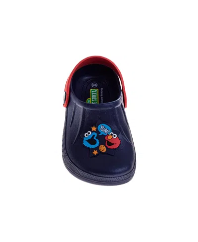 Sesame Street Toddler Boys Elmo And Cookie Dual Sizes Clogs In Blue