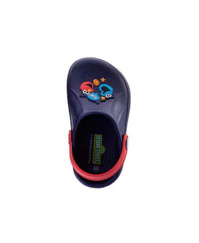 Sesame Street Toddler Boys Elmo And Cookie Dual Sizes Clogs In Blue