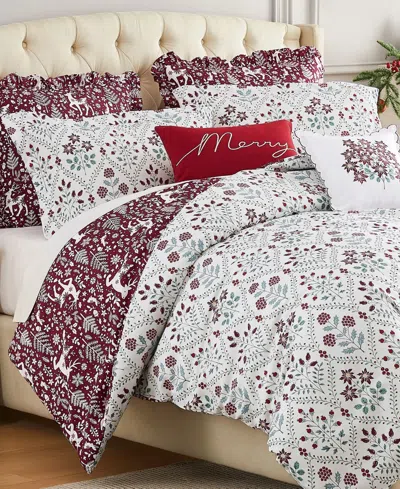 Southshore Fine Linens Holiday Harmony 7-pc. Comforter Set, Full/queen