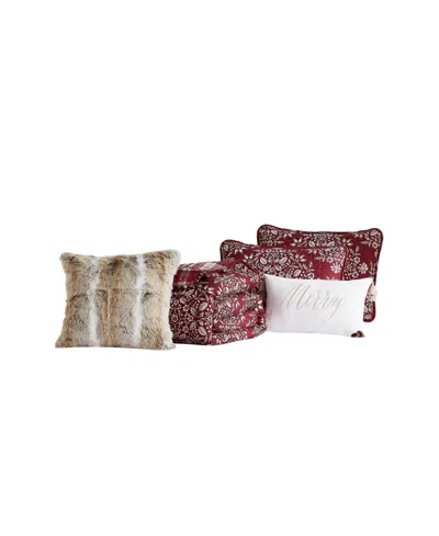 Southshore Fine Linens Christmas Carol 5-pc. Holiday Quilt Set, Full/queen