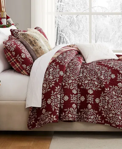 Southshore Fine Linens Christmas Carol 5-pc. Holiday Quilt Set, Full/queen